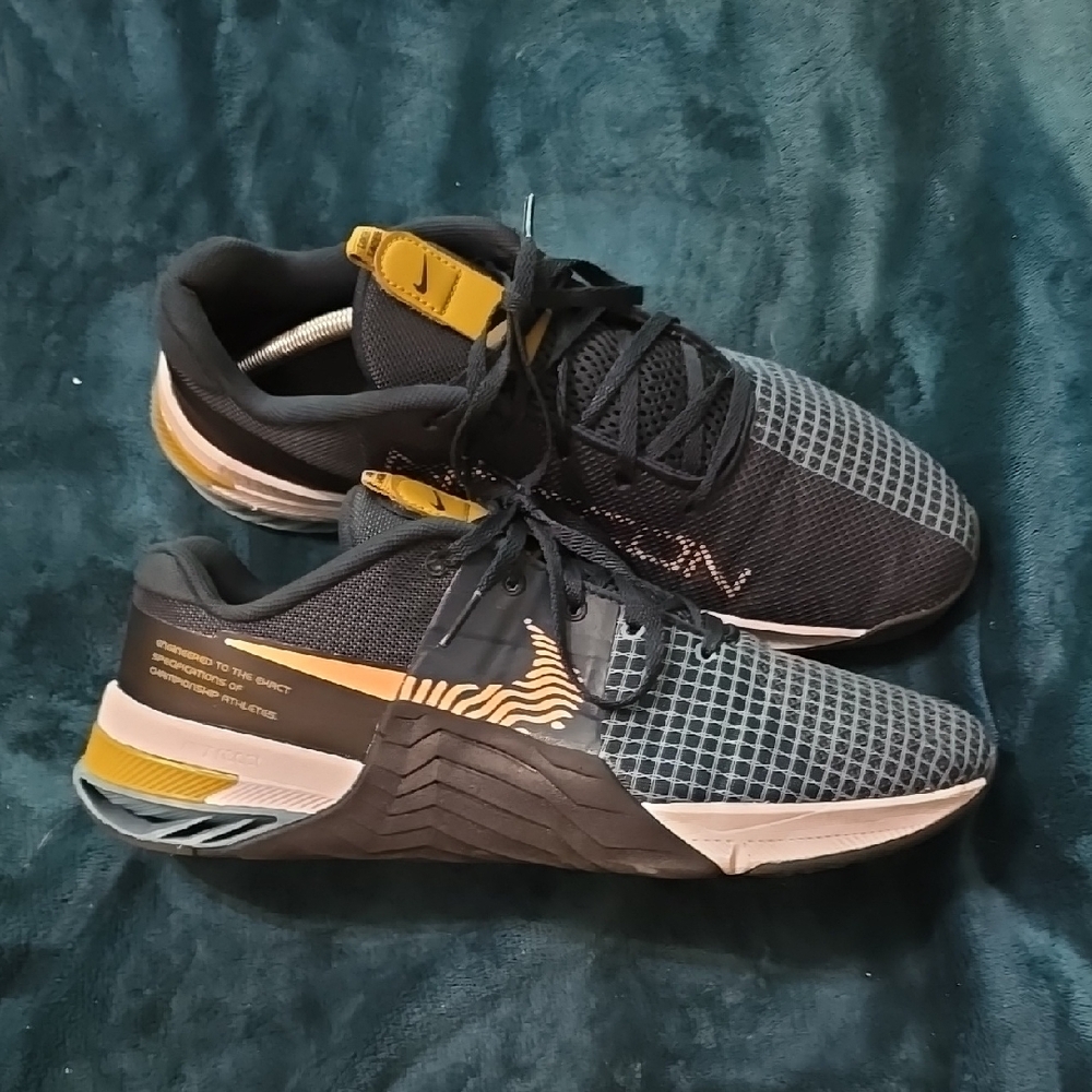 Black and Yellow Athletic Sneakers